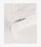 Body Fit Kent Shirt White Extra Lång Ärm